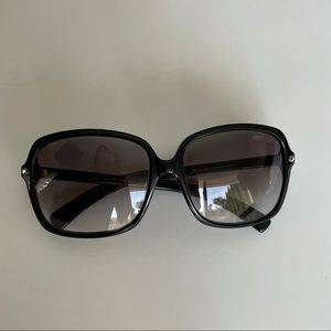 Jimmy Choo black square framed sunglasses Eddie/S